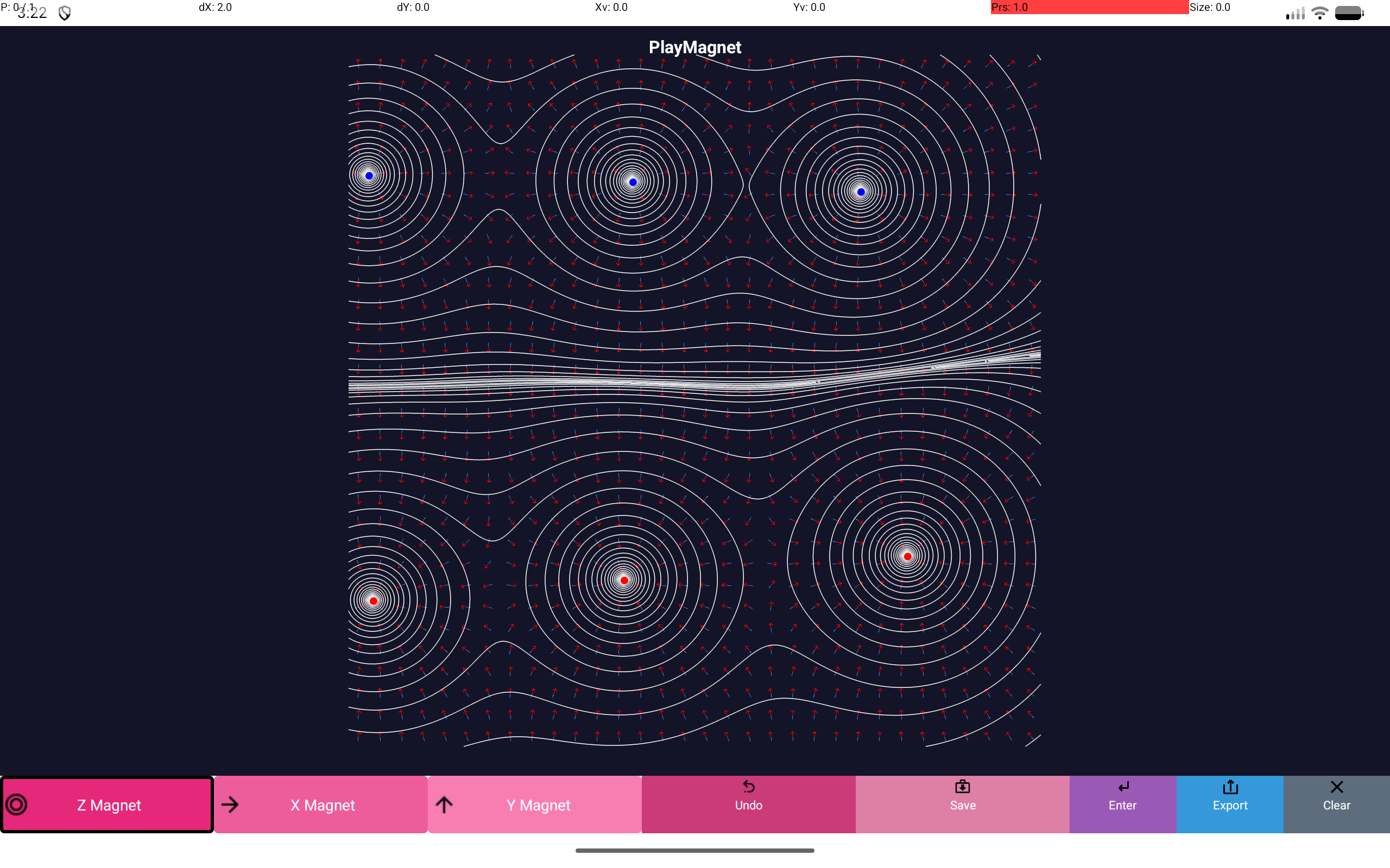 PlayMagnet on Android tablet