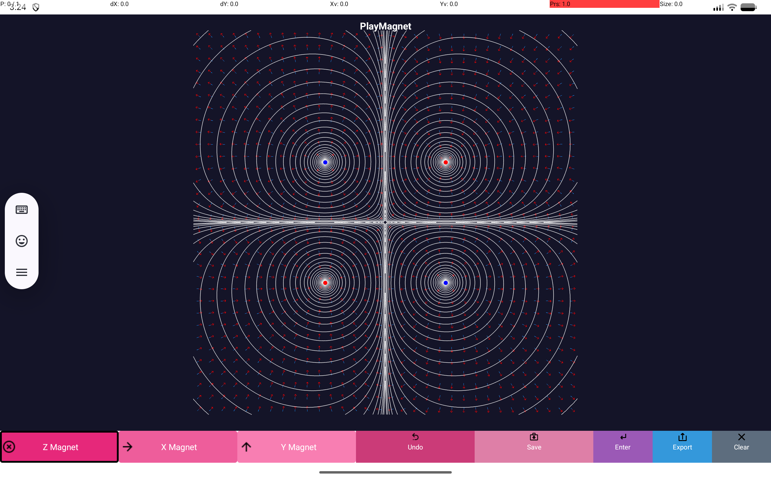 PlayMagnet on Android tablet
